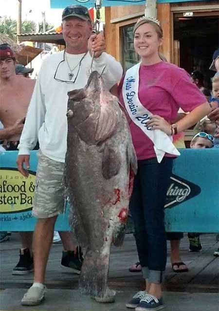 Couple. Tournament winners. Destin Fishing Rodeo Winners.